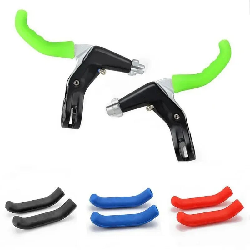1/2/3Pair Bike Brake Lever Protective Silicone Bicycle Lever Grips Bicycle Brake Handle Cover Bicycle Accessories