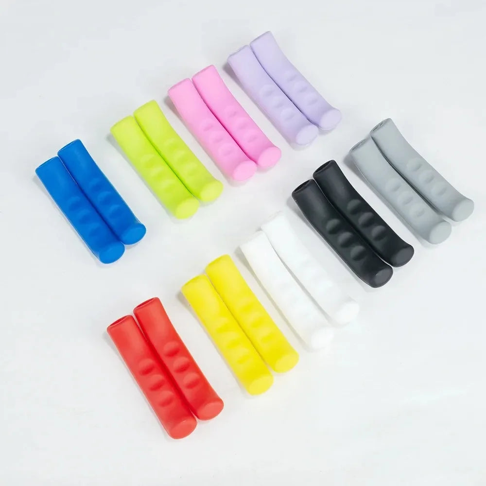1/2/3Pair Bike Brake Lever Protective Silicone Bicycle Lever Grips Bicycle Brake Handle Cover Bicycle Accessories