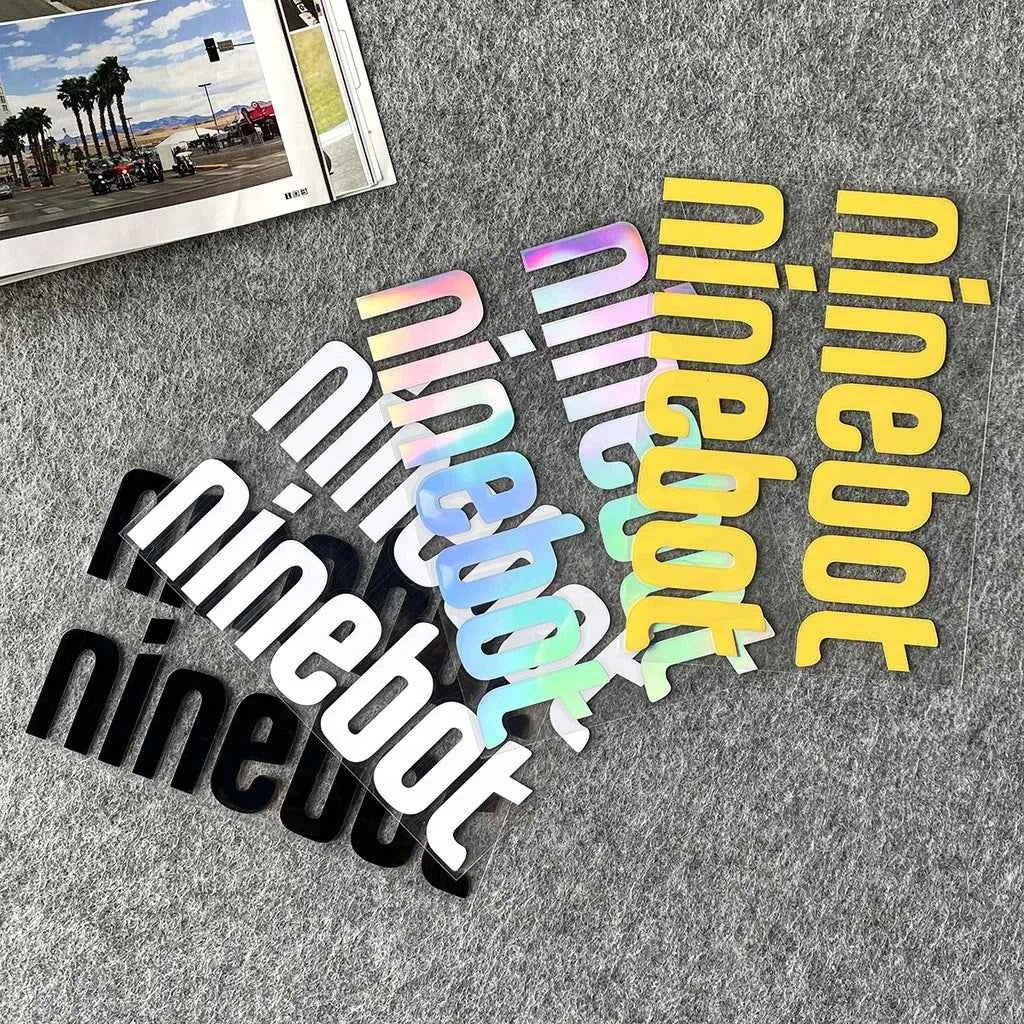 Ninebot Logo Reflective Universal Motorcycle Stickers Moto Body Cover Scratch Sticker Helmet Decals Accessories Waterproof Decal