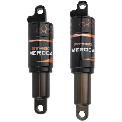 MEROCA Hinterer Stoßdämpfer 125–190 mm – Öl-Feder Dämpfer für Fahrrad, MTB & E-Scooter