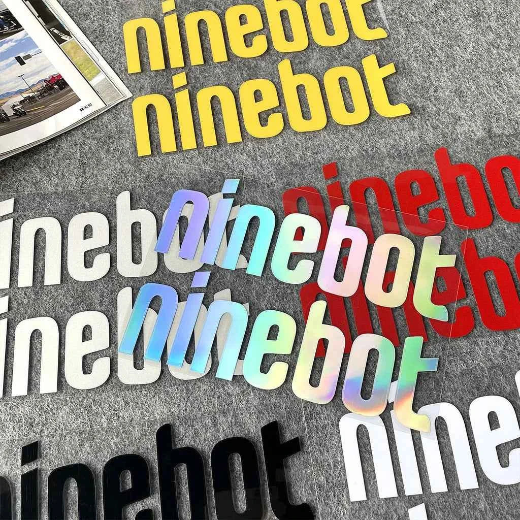 Ninebot Logo Reflective Universal Motorcycle Stickers Moto Body Cover Scratch Sticker Helmet Decals Accessories Waterproof Decal